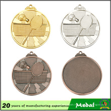 Promotional Tennis Sport Medal with Ribbon/Newest Customized Souvenir Metals Medal